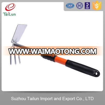 PP Soft Handle Garden Tool & Double Side Fork Hoe