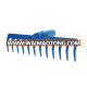 Garden soil rake Aluminym and steel rake manufacturer 10 teeth rake heads in Guangzhou